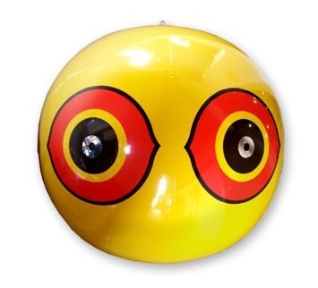 Pallone Spaventapasseri per Uccelli Danno - Colore Giallo