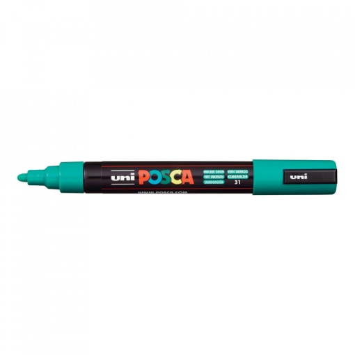 Pennarello a base d’acqua Uni POSCA PC-5M – Verde Smeraldo