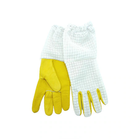 Guanto da apicoltura in pelle completamente ventilati