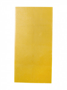 Favi in plastica 1/1 da nido gialli, dimensioni 470x435 mm