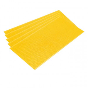 Foglio cereo da nido in plastica, Colore Giallo, Dimensioni 470x435 mm