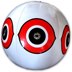 Pallone Spaventapasseri per Uccelli Danno - Colore Bianco