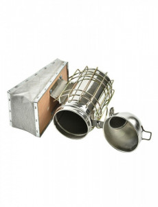 Affumicatore medio in acciaio inox con testa rotonda - 24.5 cm