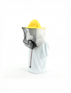 Cappello Apicolo in Cotone con Tessuto Sul Retro 