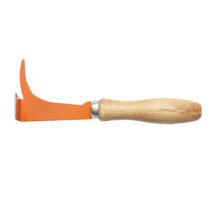 Leva per api con sperone con manico in legno 200mm