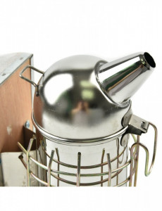 Affumicatore medio in acciaio inox con testa rotonda - 24.5 cm