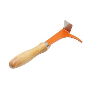 Leva per api con sperone con manico in legno 200mm