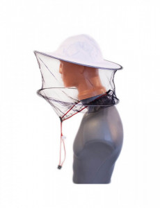 Maschera rotonda semplice per apicoltura con cordino 