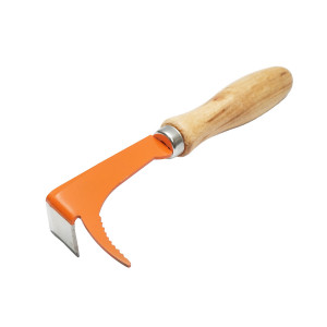 Leva per api con sperone con manico in legno 200mm