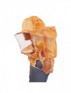 Maschera Rotonda a Cappello  per apicoltori con impugnatura sotto le braccia