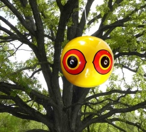Pallone Spaventapasseri per Uccelli Danno - Colore Giallo