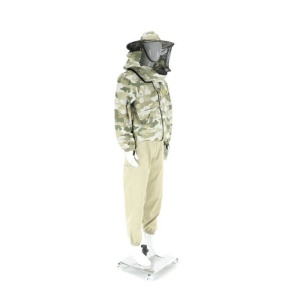 Camiciotto per apicoltore in cotone camouflage con maschera – Lyson (3) - onomeus.it