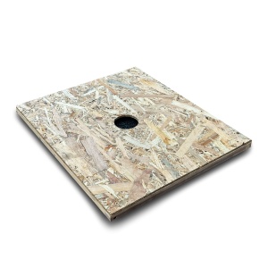 Dettaglio dello scarico con diametro 25 cm e 8 uscite per l’apicoltura