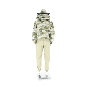 Camiciotto per apicoltore in cotone camouflage con maschera – Lyson (4) - onomeus.it