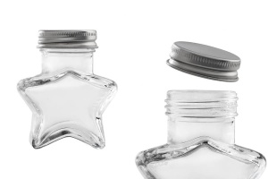 Vasetto in vetro per miele o pappa reale 50ml - Stella