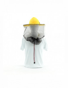 Cappello Apicolo in Cotone con Tessuto Sul Retro 