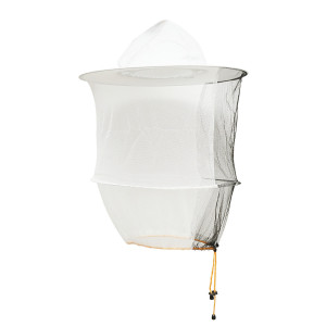 Maschera rotonda semplice per apicoltura con cordino e con ventilazione posteriore