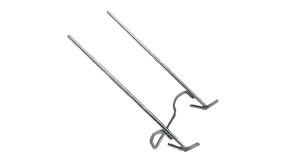 Supporto in acciaio inox per lo scarico dei secchi di miele