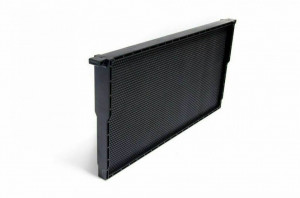 Telaio da Nido con Favo in Plastica 1/1, Colore Nero, Dimensioni 470x435x300 mm