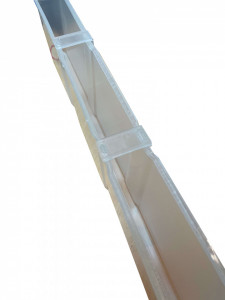 Nutritore a tasca in plastica trasparente con galleggiante 1 L
