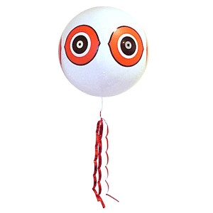 Pallone Spaventapasseri per Uccelli Danno - Colore Bianco