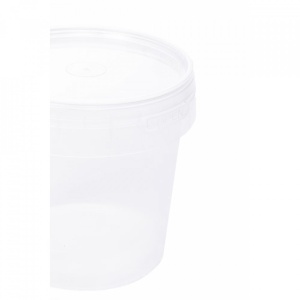 Secchio rotondo in plastica trasparente da 1.6 litri 