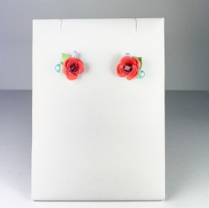 Cercei handmade cu cristale, model 263 - Img 2