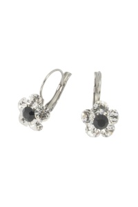 Cercei Round Stones Chaton Flower SS24, model 363