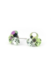 Cercei Round Stones Chaton Tripple SS29, model 381