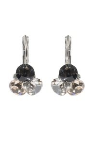 Cercei Round Stones Chaton Tripple SS34, model 388