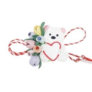 Martisor tip brosa animalute, model 26ANIM17