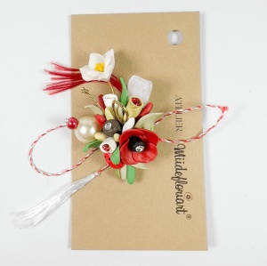 Martisor tip brosa, model 25MBR041 - Img 2