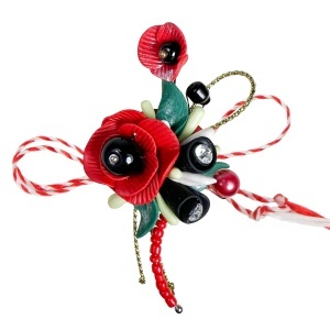 Martisor tip brosa, model 26MBR124