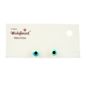 Cercei Round Stones Chaton 6mm, model 307 - Img 2