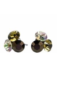 Cercei Round Stones Chaton Tripple SS24, model 78