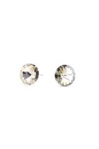 Cercei Round Stones Rivoli 12 mm, model 208