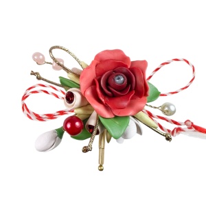 Martisor tip brosa, model 25MBR010