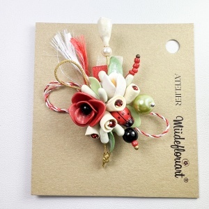 Martisor tip brosa, model 26MBR136 - Img 2