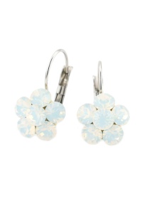 Cercei Round Stones Chaton Flower SS24, model 338
