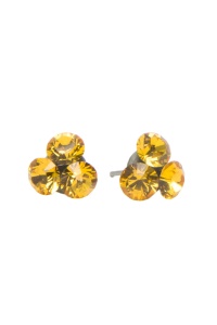 Cercei Round Stones Chaton Tripple SS19, model 183