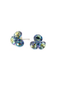 Cercei Round Stones Chaton Tripple SS29, model 243