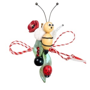 Buchete de flori cu albinute, model 26MBR132