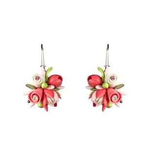 Cercei handmade cu cristale, model 289
