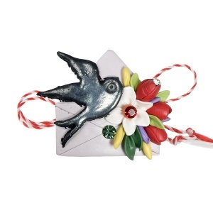 Martisor tip brosa animalute, model 26ANIM04