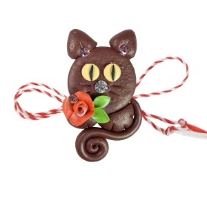 Martisor tip brosa animalute, model 26ANIM25