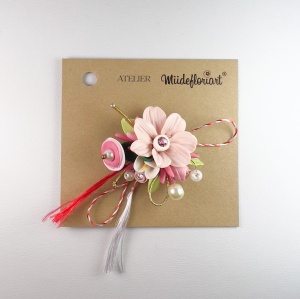 Martisor tip brosa, model 25MBR003 - Img 3