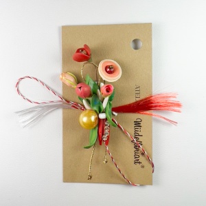 Martisor tip brosa, model 25MBR017 - Img 2