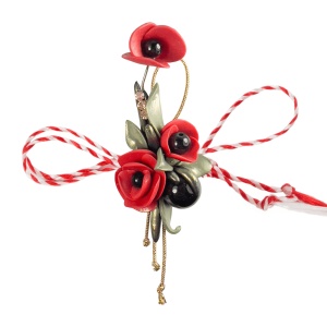 Martisor tip brosa, model 25MBR091