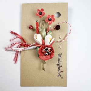 Martisor tip brosa, model 26MBR123 - Img 2