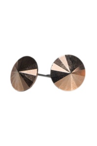 Cercei Round Stones Chaton Rivoli 10mm, model 25